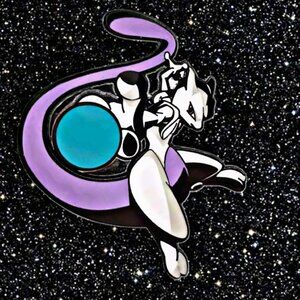 Pokemon Mewtwo Enamel Pin – Psystrike Pose Collector’s Edition